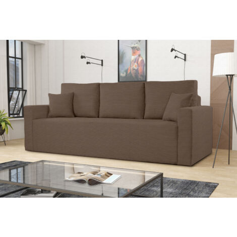 Modernes Sofa ZOOM mit Schlaffunktion Braun (1/2)