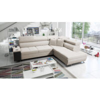 Multifunktionaler Eckschrank MORENA VII, Uttario Velvet Beige Rechts