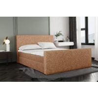 Boxspringbett mit bettkasten und matratze + topper LILA stof Puente Marille 120x200 cm