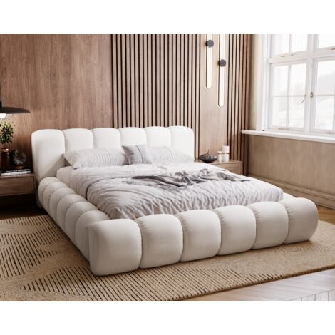 Emporius – Lit coffre 180x200 – Mousse épaisse – Sommier à lattes inclus – Coffre de rangement intégré – Tête de lit rembourrée en Vigofil noir (1/5)
