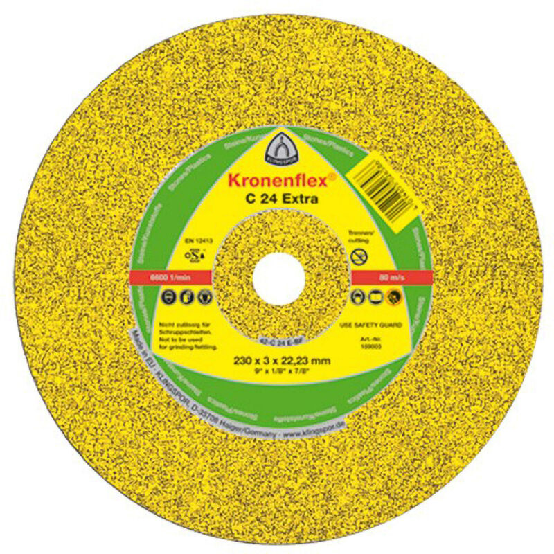 Disques à Tronçonner Klingspor A 946 TZ - Lot De 25, 125 X 1,6 X 22,23 Mm - Sans Fer, Pour Béton, Granit, Métal