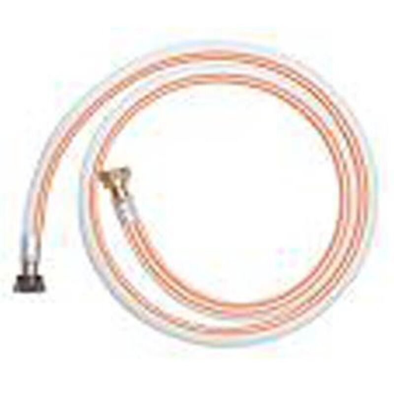 Ribimex – Tuyau gaz flexible 1,50 m diamètre 6 x 12 mm – Conforme norme XP D 36-110 – Colliers de serrage inclus – TUY4007
