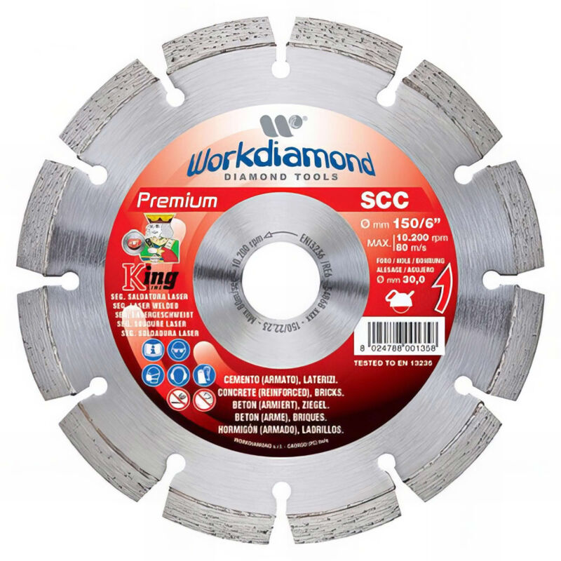 Disque Diamant segments Béton armé