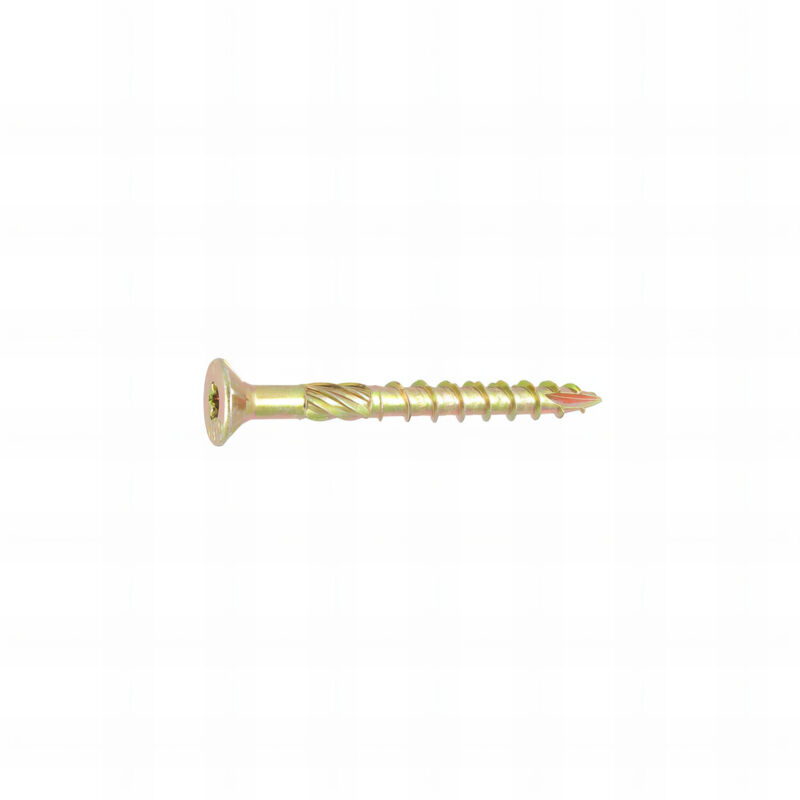 200 Vis Penture Torx acier bichromatées (jaune/or) diamètre 6,0 mm