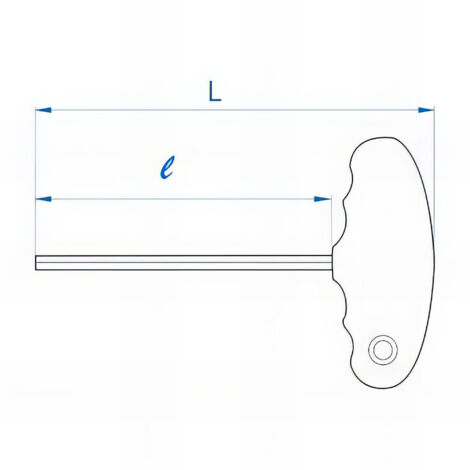 CK T4422 SET Clé Six Pans Mâle Isolée à Poignée En T, Ensemble De 5 Pièces