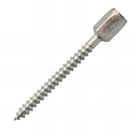 Scell-It – Lot de 50 pitons femelles M7 x 150 mm pour bois dur – Fixation robuste – Idéal pour chantiers humides et espaces confinés