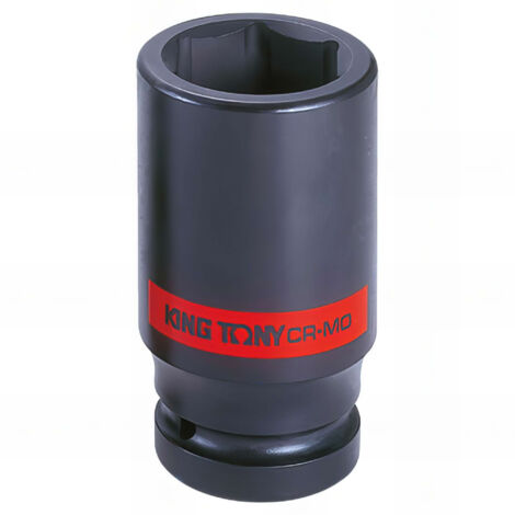 Douille De Vidange Métrique KING TONY 1/2, 19 Mm - Acier Chrome Vanadium, 4 Rainures, Conforme DIN 3120