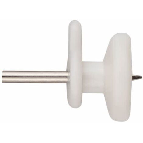 Clou Attache à dent facile pour cadre - Nylon Blanc - Boite de 200 (1/2)