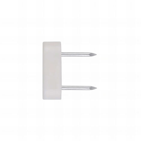 300 clous, support de vitrine carré 2 pointes, nylon - blanc (1/2)