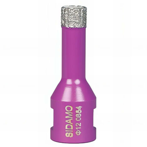 Trépan Diamant à Sec SIDAMO – M14 D.8mm LU 35mm – Pour Céramique, Grès, Granite