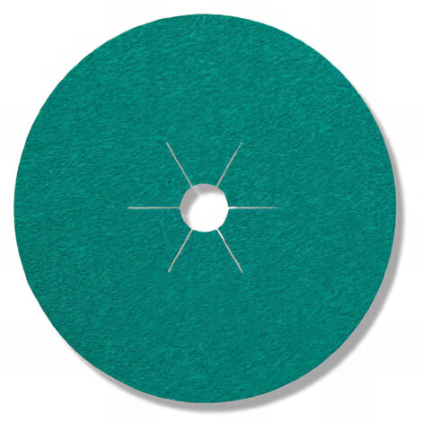 25 disques fibres zirconium CS 570 D. 125 x 22 mm Gr 36 - 204806 - Klingspor (1/2)