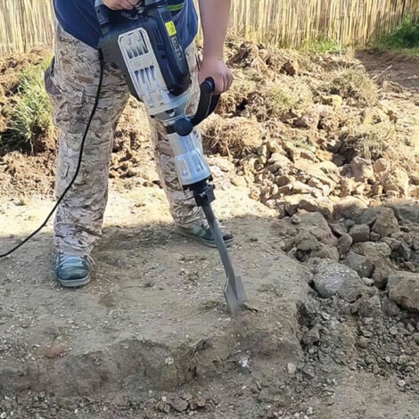 Burin bêche 140 mm hexagonal avec méplat HEX30
