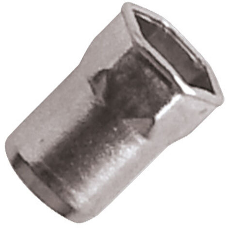 200 écrous à sertir semi-hexagonal inox A2 TR, D. M 6 x 16 mm - HNR0630 - Scell-it (1/4)