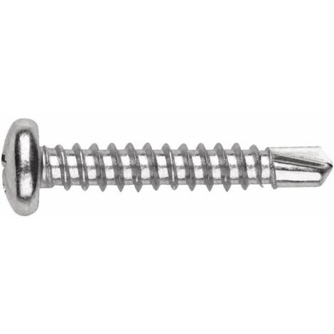 250 vis autoperceuse PH tête bombée 4,8 x 16 mm Inox A2 pour tôle et PVC - ABRA24816 - Index (1/2)