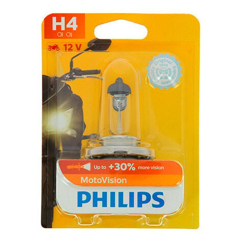 Ampoule Philips Vision Moto H4 12V 60/55W pas cher - Eco Motos Pièces