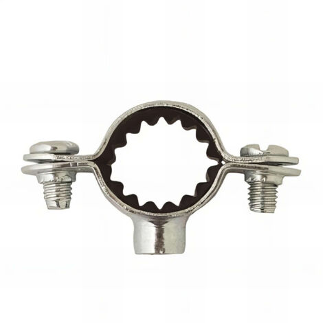 25 colliers de plomberie simple Isophonique - M7 X 150 mm - D. 50 (1/2)