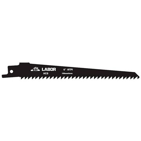 Lame Scie à Bois 150mm/6TPI - Pour Outil Multifonction Parkside PKGA 14.4 A1 - Compatible IAN110037