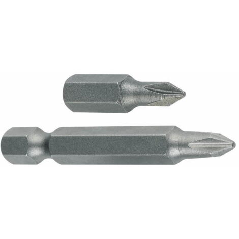 25 embouts de vissage PH2 x L. 50 x Q. 6,35 mm - PUPHL02 - Index (1/2)