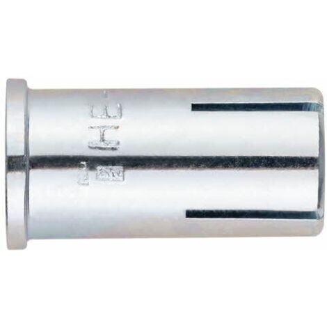 50 chevilles femelles M10 x 25 mm avec cône intérieur, pour charges lourdes, courtes, zingué (1/2)