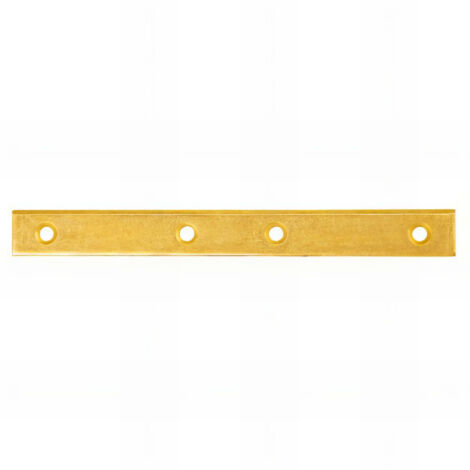 Connecteur plat étroit galvanisé jaune - 193 x 24 x 4,0 mm (1/2)