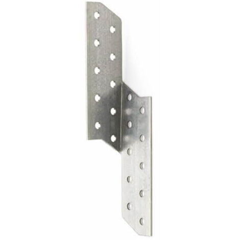 50 équerres galvanisées à chaud, asymétrique, droite 32 x 32 x 170 mm - SCAS3317DR - Index (1/2)