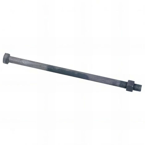 15 boulons de charpente tête hexagonale 20 x 500 mm - Galvanisé - BH2050009B (1/2)