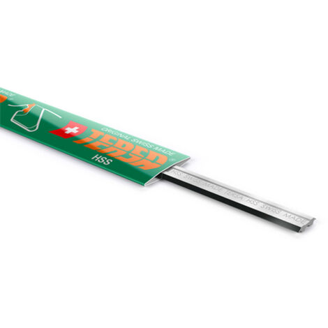 Fer réversible HSS 310 x 10 x 2,3 mm – Acier rapide pour bois résineux – Angle de coupe 40° – Système autobloquant – Tersa