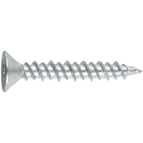 500 vis menuiserie PVC D. tête 7,5 mm PH2 3,9 x 45 mm zingué - P103945Z - Index (1/5)