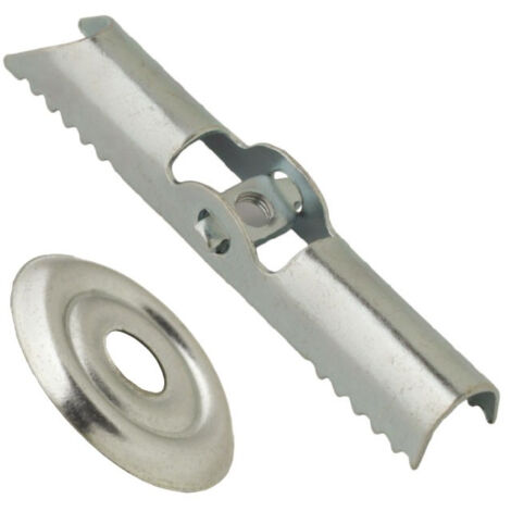Scell-It – Cheville bascule M6 pour faux-plafonds – Acier zingué – Longueur 80 mm – Boîte de 50 chevilles légères