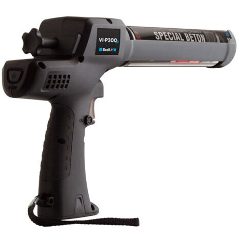 Scell-It – Pistolet extrudeur à injecter – 2 batteries 7.4V/1.3Ah – Vitesse d'extrusion réglable – Pour cartouches 280-310 ml – Système anti-goutte - VI-P300B-2 (1/5)