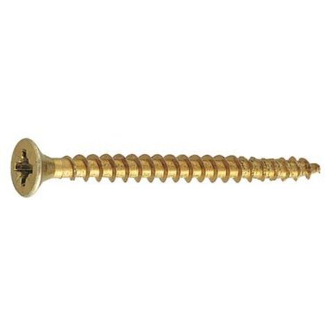 100 vis à bois PZ3 tête fraisée 6 x 200 mm bichromaté - TPPO60200 - Index (1/5)
