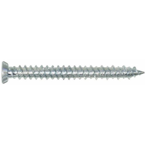 100 vis à béton tête plate torx zinguée 7,5 x 212 mm (D. 6 mm) - HPZ75212 - Index