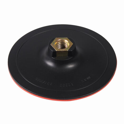 Plateau-support Auto-agrippant Silverline 125 Mm - Pour Meuleuse Et Ponceuse - Max 12200 Tr/min