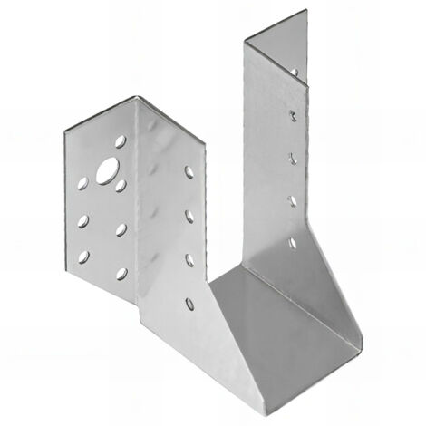 Sabot de charpente galvanisé à ailes extérieures - Larg. 70 x Ht. 155 mm