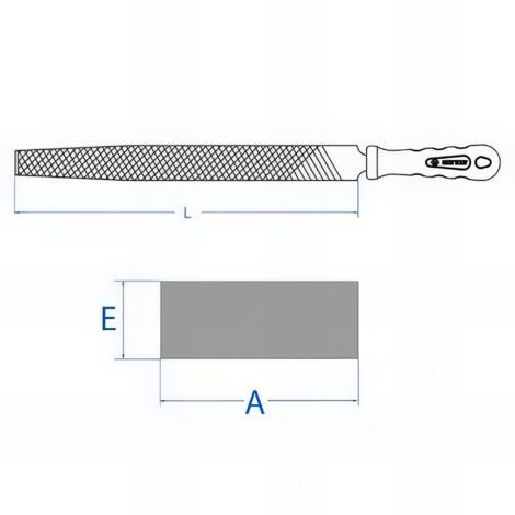 Bahco - Lime à Main Deuxième Coupe 150mm (6in