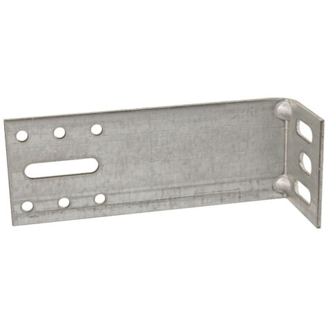 Scell-It – Équerres de bardage 50 pièces – Acier galvanisé 200 mm x 50 mm x 2,5 mm – Pour fixation ossature bois et métallique – EKER200