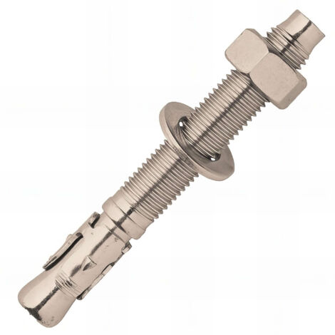 Scell-It – Goujon d'assemblage inox A4-BZ2 M8x120mm – Boite de 50 – Pour béton armé et bois dur – Résistance à la corrosion