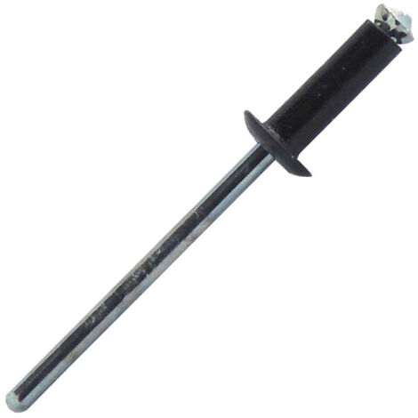 250 rivets aveugles éclatés alu/acier noir TP, D. 4.8 x 16 mm - PBD4816 - Scell-it