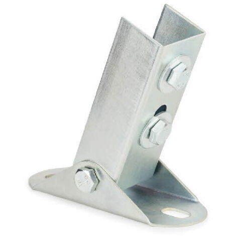 Index – Supports réglables charges lourdes M8 en acier zingué – Dimensions 41/21-41/41 mm – Boîte de 12 pour câblage électrique