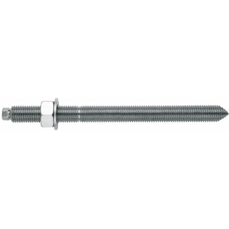 Index – Tige filetée EQ-AC 08x110 – Zingage pour résistance à la corrosion – Lot de 10 unités – Support compatible scellement chimique (1/4)