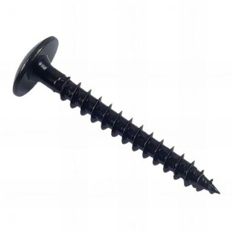 Vis bois penture Torx 7 x 60 mm Zinguée noire - Boite de 100 pcs - Fixtout VPX0706006B