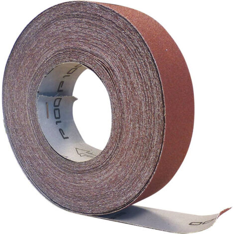 ROULEAU TOILE SOUPLE 38MM X 25 ML GR40 CORINDON (1/2)