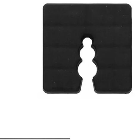 Lot de 50 cales plastiques pour fixation d'isolant KAL 10mm - Noir