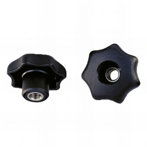 Poignée étoile M16 x 63 mm insert débouchant (1/2)