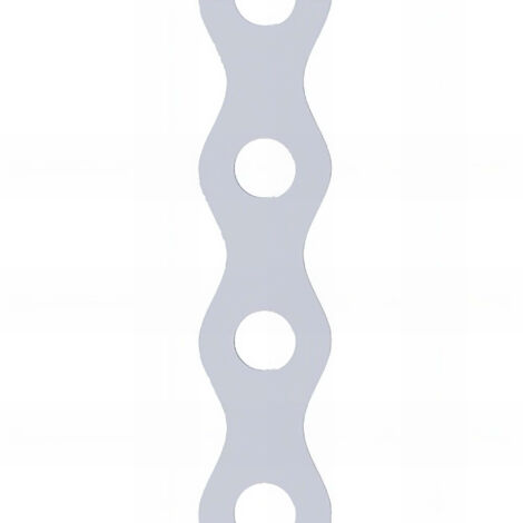 Feuillard Perforé Galvanisé 12x0,7 Mm X 25 M - Pour Construction Et Bricolage