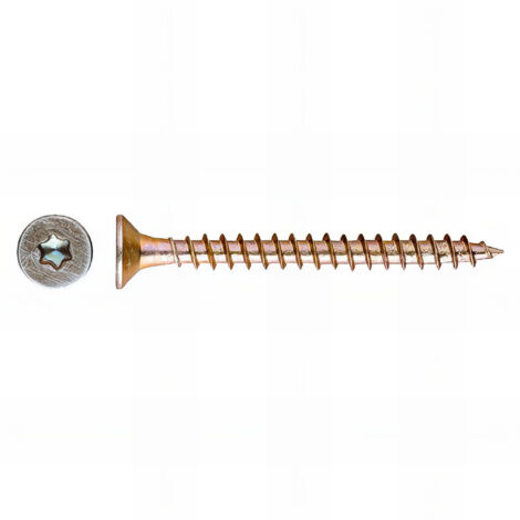 100 vis à bois T25 tête fraisée 5 x 90 mm bichromaté - TPTO50090 - Index (1/2)
