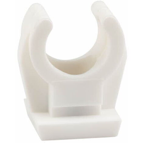 25 Clips polypropylène simple avec insert en laiton M6 - D. 32 mm (1/2)