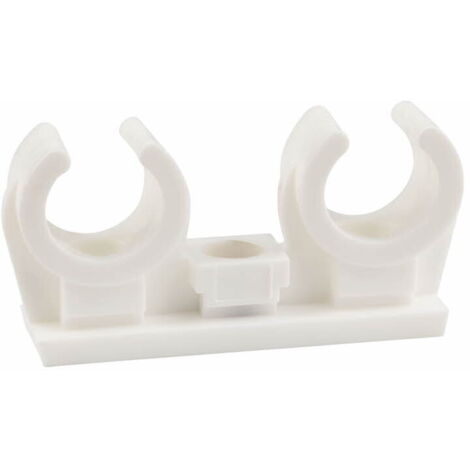 25 clip nylon double (polyamide 6,6) insert en laiton M6. D. 28 mm - ABID028 - Index (1/2)
