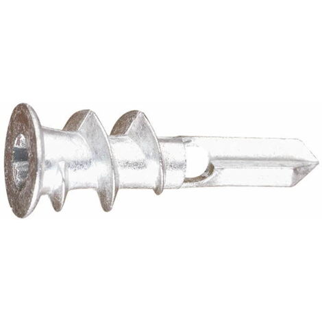 Index – Cheville pour brique creuse et plaques de plâtre – Zamak 13 x 37 mm – Boîte de 100 unités – Fixation solide et durable