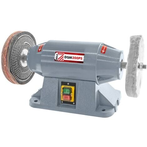 Touret à polir D. 200 mm 230 V - 900 W DSM200PS-230V - Holzmann